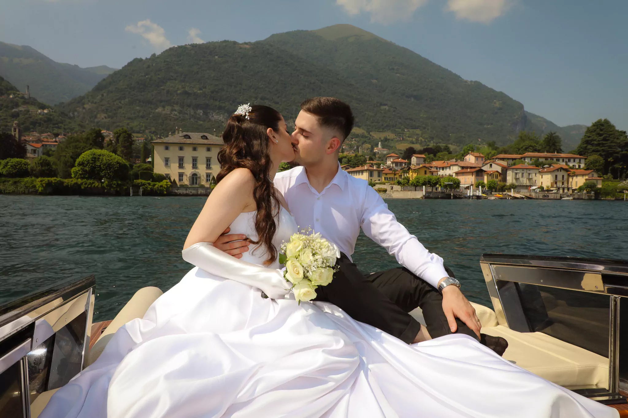 Cinematic Lake Como wedding photography package with full-day coverage